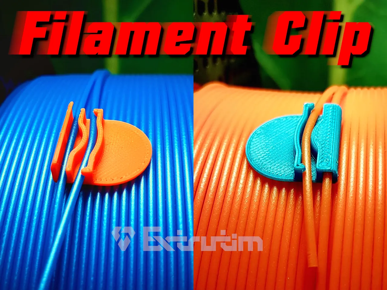 Grandma's Favorite Filament Clip by Extrutim