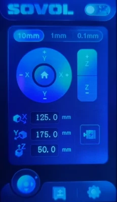 Unlocking the motors on the LCD